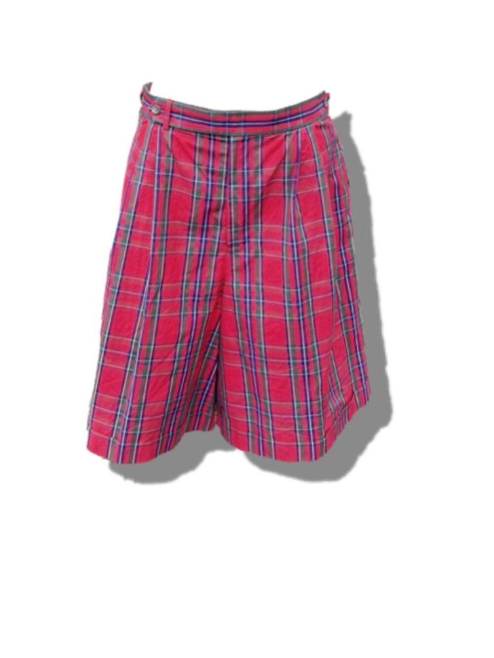 Ralph Lauren Royal Stewart Cuffed Culotte Walking Shorts